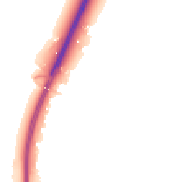 Night-time road noise heatmap for NG23 6FF