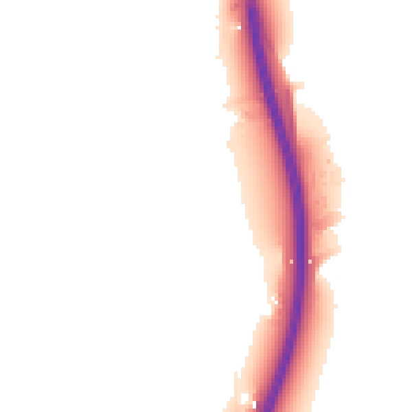 Night-time road noise heatmap for NG23 6JE
