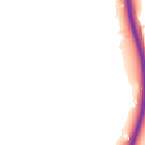 Night-time road noise heatmap for NG23 6JQ