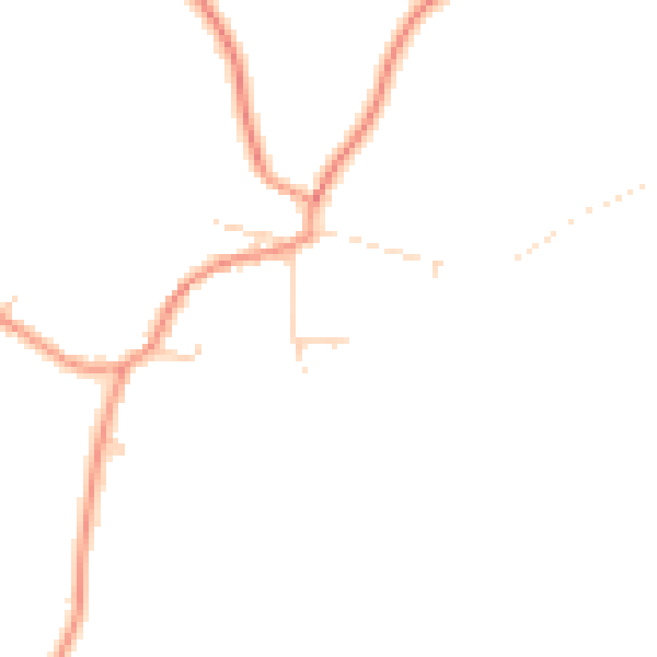 Daytime road noise heatmap for NG23 6JR