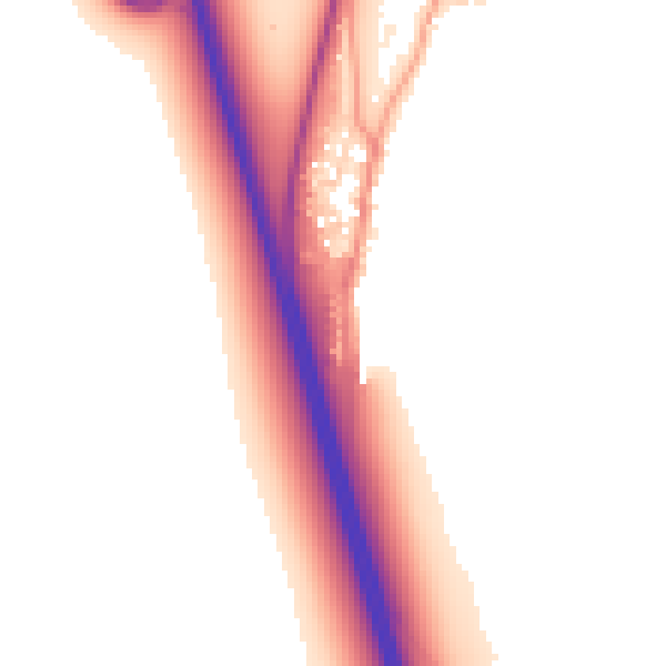 Daytime road noise heatmap for NG23 6NP