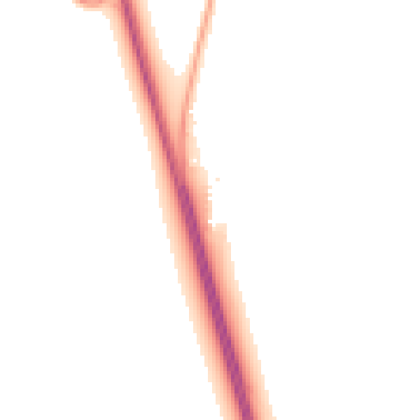 Night-time road noise heatmap for NG23 6NP
