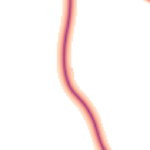 Daytime road noise heatmap for NG23 7HP
