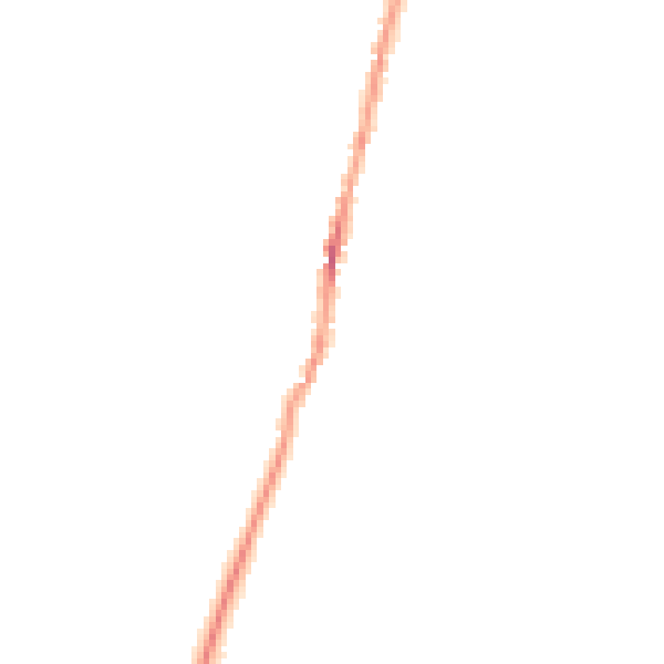 Night-time road noise heatmap for NG23 7LA