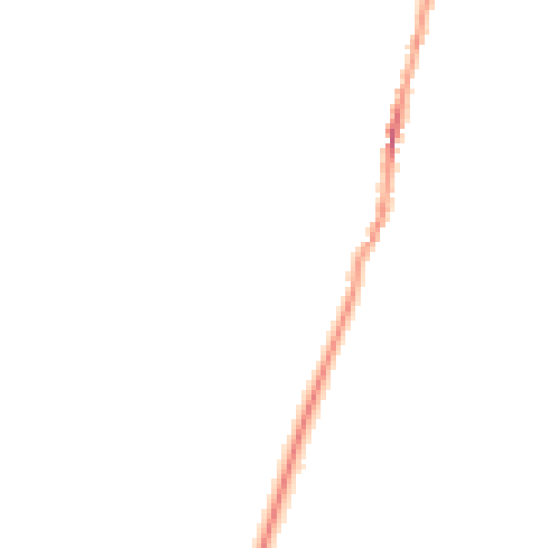 Night-time road noise heatmap for NG23 7LH