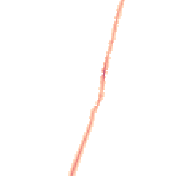 Night-time road noise heatmap for NG23 7LP