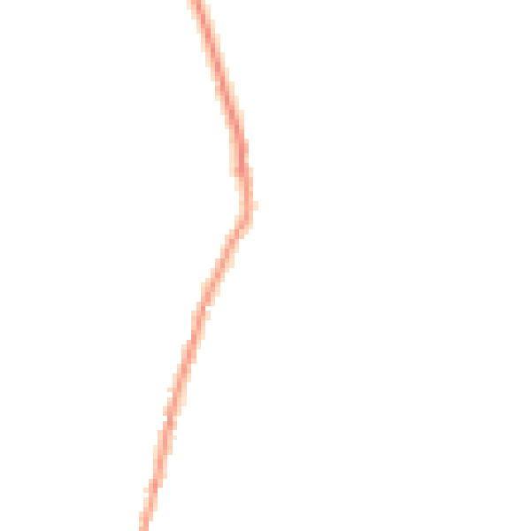 Night-time road noise heatmap for NG23 7PA