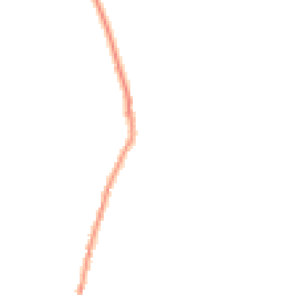 Night-time road noise heatmap for NG23 7PG