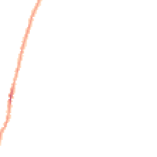 Night-time road noise heatmap for NG23 7PU