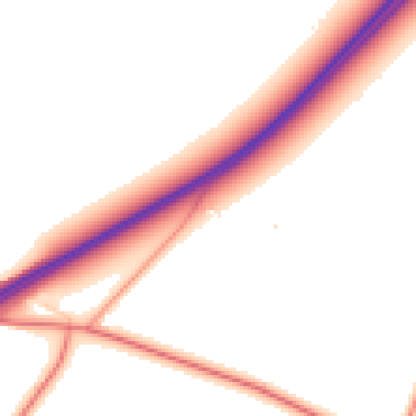 Daytime road noise heatmap for NG23 7QB