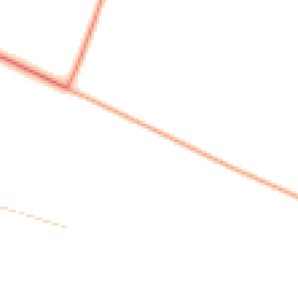 Daytime road noise heatmap for NG23 7QD