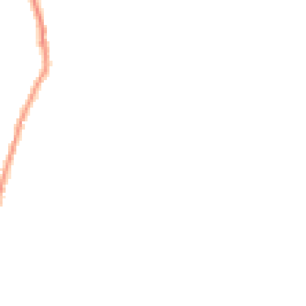 Night-time road noise heatmap for NG23 7SL