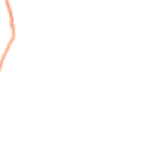 Night-time road noise heatmap for NG23 7SR