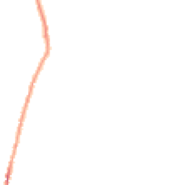 Night-time road noise heatmap for NG23 7SW