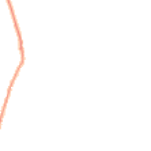 Night-time road noise heatmap for NG23 7SX