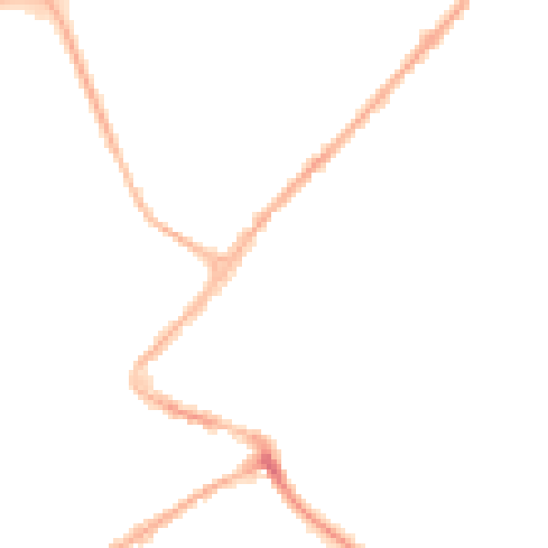 Night-time road noise heatmap for NG24 1AD