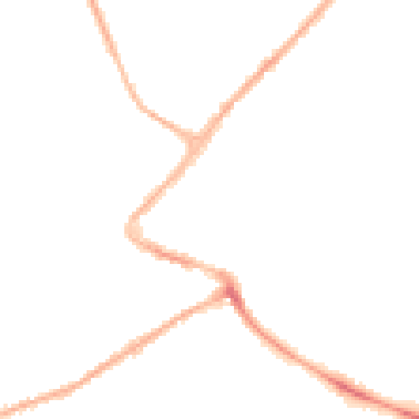 Night-time road noise heatmap for NG24 1AT