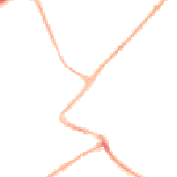 Night-time road noise heatmap for NG24 1AZ