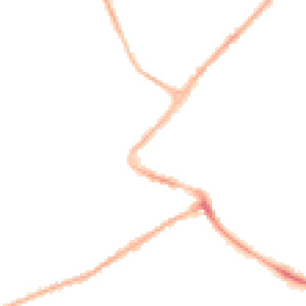 Night-time road noise heatmap for NG24 1BJ