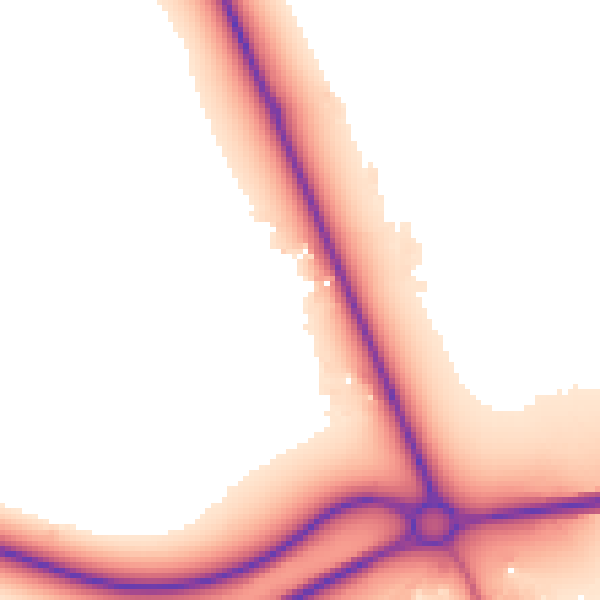 Daytime road noise heatmap for NG24 1DP