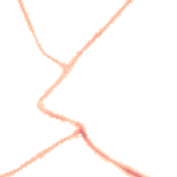 Night-time road noise heatmap for NG24 1DT