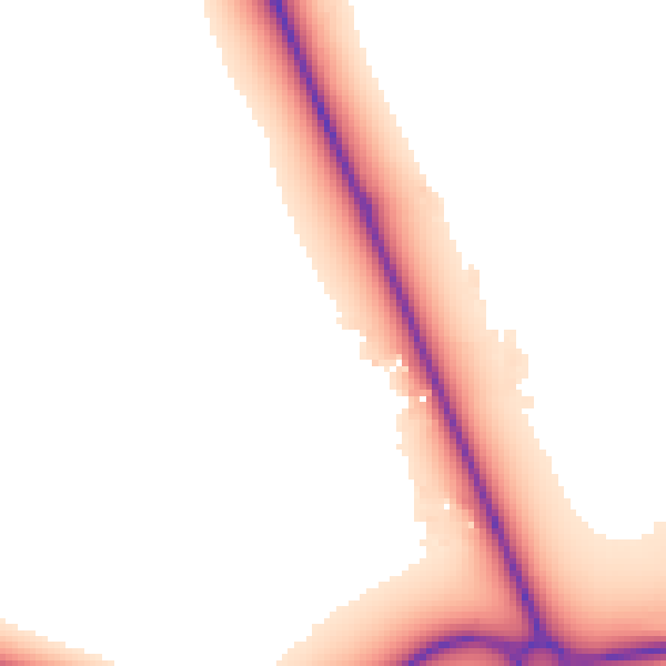 Daytime road noise heatmap for NG24 1DW