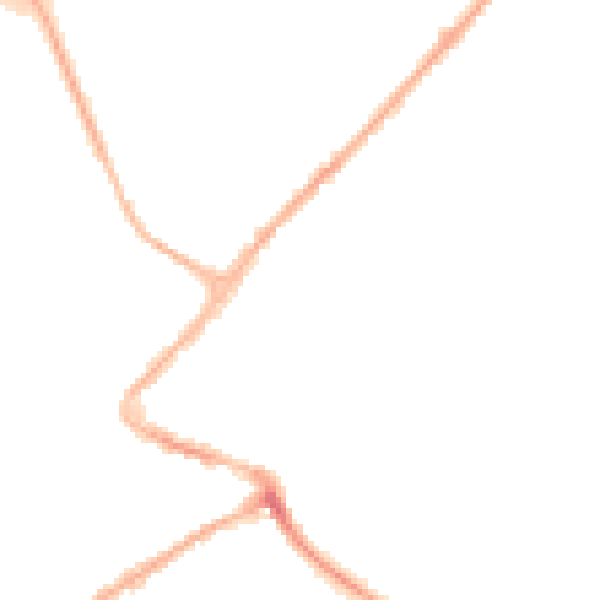 Night-time road noise heatmap for NG24 1DZ