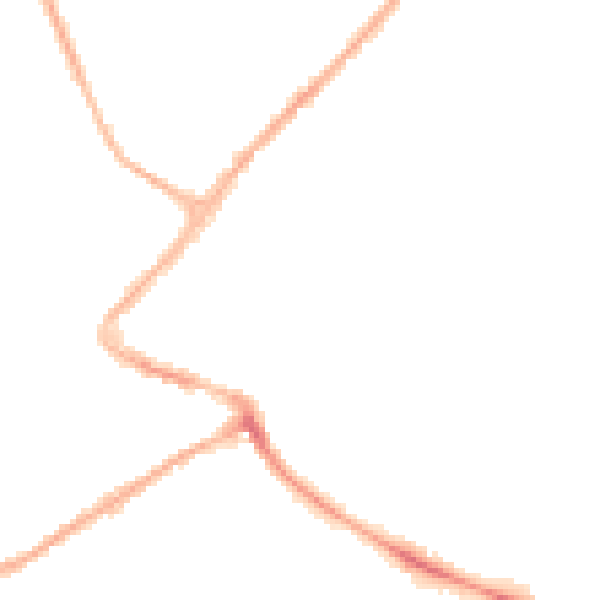 Night-time road noise heatmap for NG24 1EA