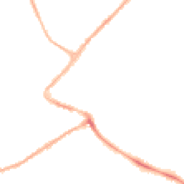 Night-time road noise heatmap for NG24 1EG