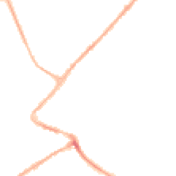 Night-time road noise heatmap for NG24 1EN