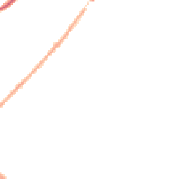 Night-time road noise heatmap for NG24 1LY