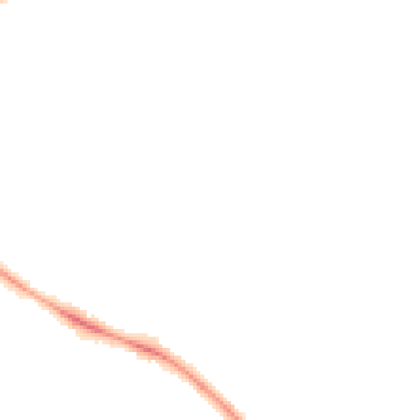 Night-time road noise heatmap for NG24 1PP