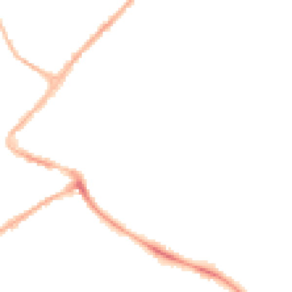 Night-time road noise heatmap for NG24 1PU
