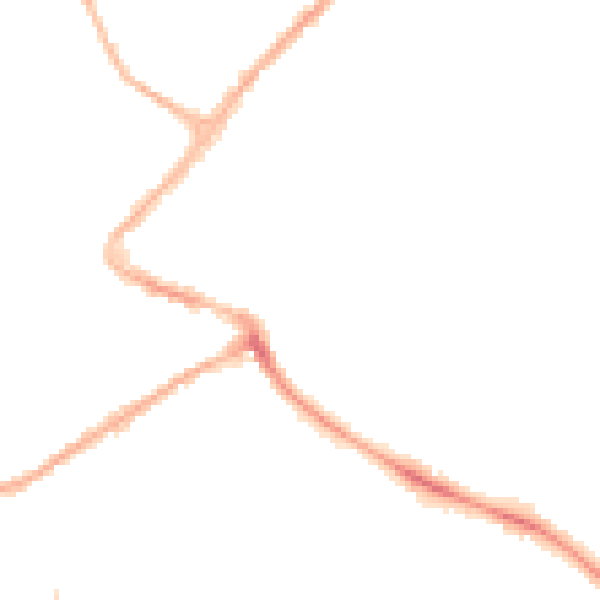 Night-time road noise heatmap for NG24 1UA