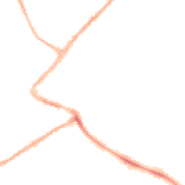 Night-time road noise heatmap for NG24 1UD