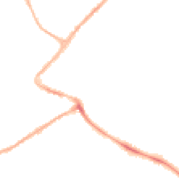 Night-time road noise heatmap for NG24 1UG