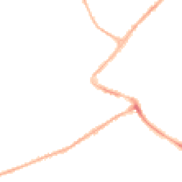 Night-time road noise heatmap for NG24 1XW