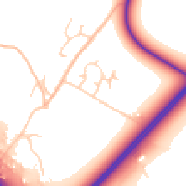 Daytime road noise heatmap for NG24 2NP