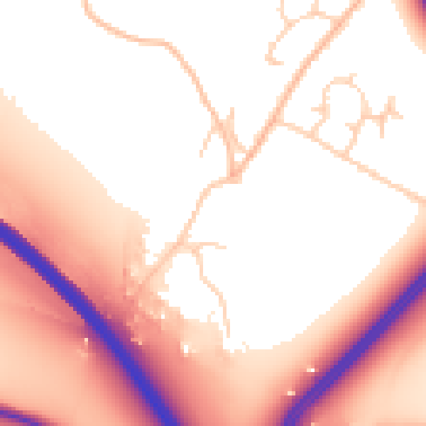 Daytime road noise heatmap for NG24 2PF