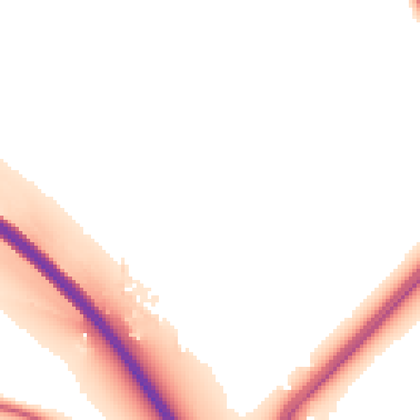 Night-time road noise heatmap for NG24 2PF