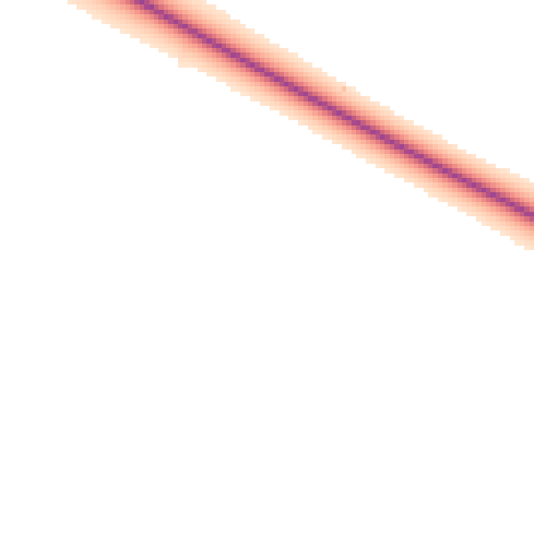 Night-time road noise heatmap for NG24 2PS
