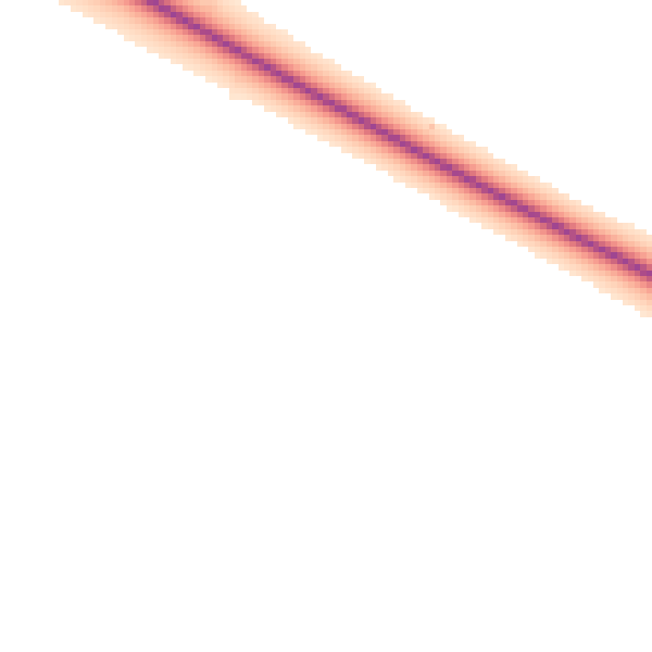 Night-time road noise heatmap for NG24 2PT