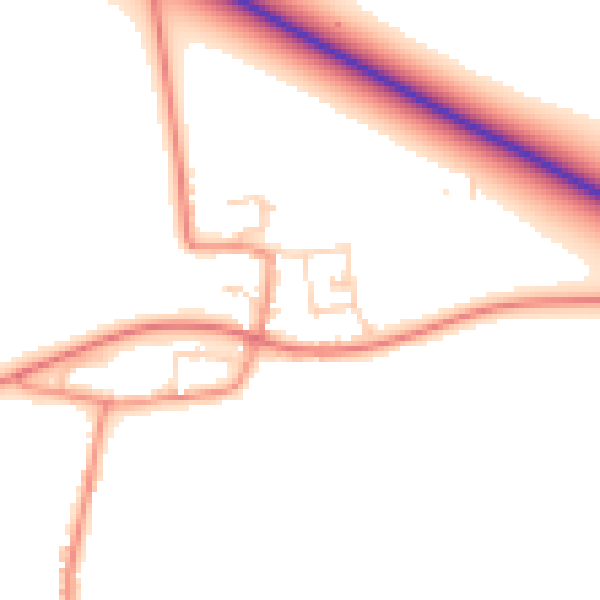 Daytime road noise heatmap for NG24 2PX