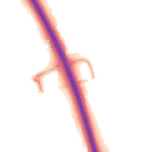 Night-time road noise heatmap for NG24 2QR