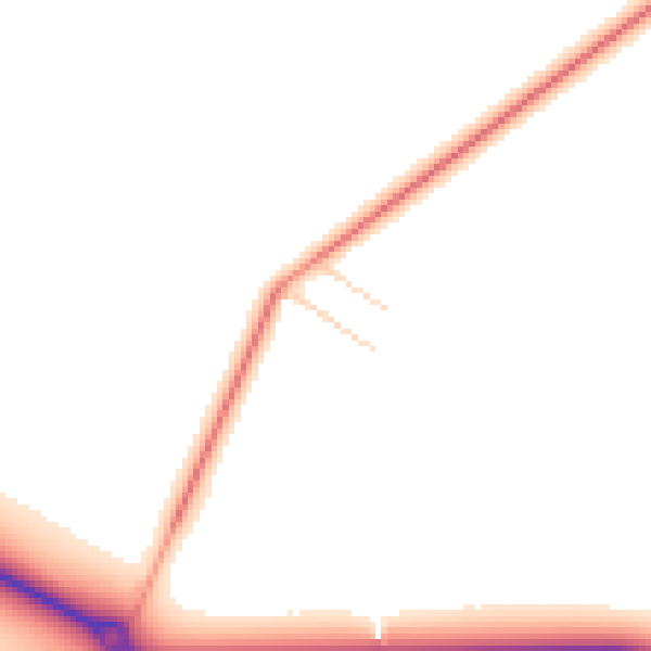 Daytime road noise heatmap for NG24 2QZ