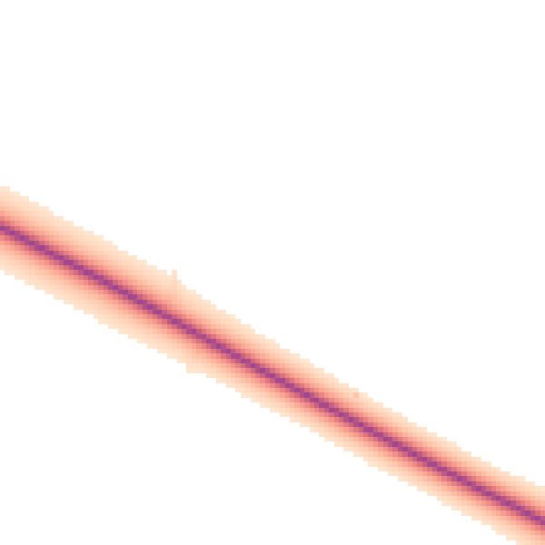 Night-time road noise heatmap for NG24 2RA