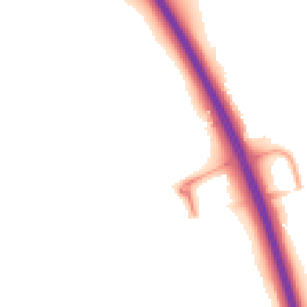 Night-time road noise heatmap for NG24 2RF