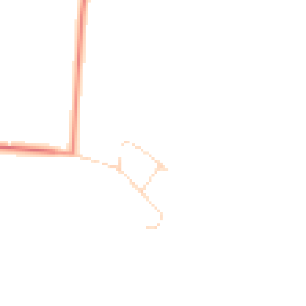 Daytime road noise heatmap for NG24 2SD