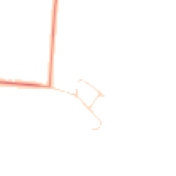 Daytime road noise heatmap for NG24 2SE