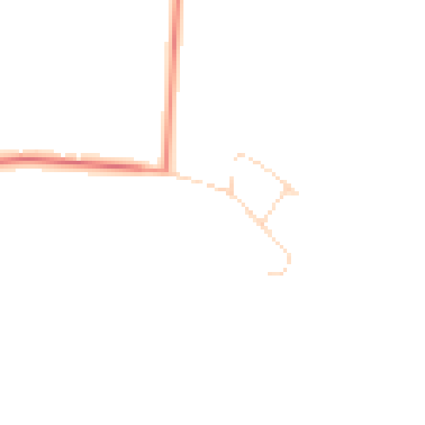 Daytime road noise heatmap for NG24 2SP